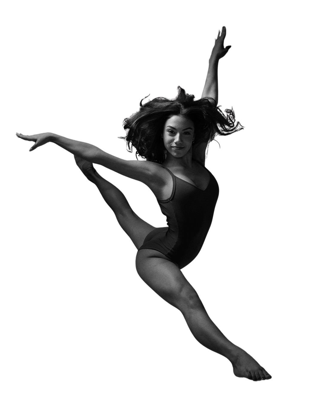 Onyx dancer in motion
